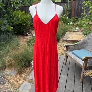 Aritzia Wilfred Angelique Midi Dress Sz S